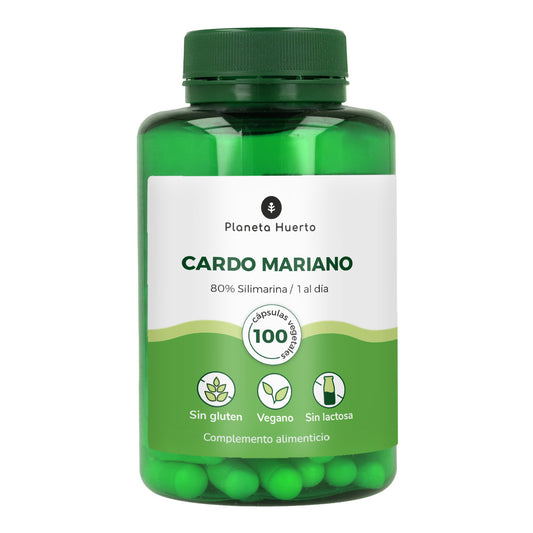 Cardo mariano Planeta Huerto 100 cápsulas