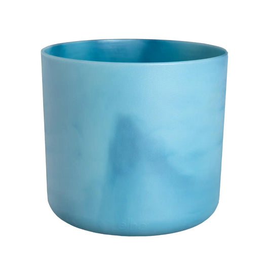 Vaso redondo reciclado Elho Ocean Azul Atlântico 22 cm