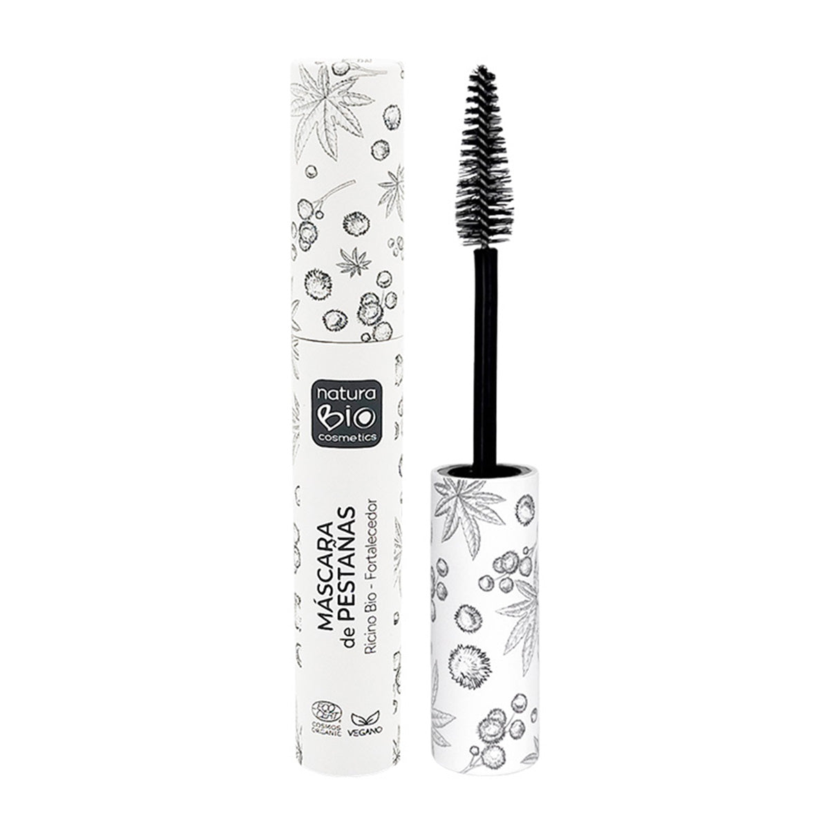 Primário para Pestanas Volume e Comprimento 00 Madrid Urbano com Óleo de Rícino Biológico e Akosky Azuki, NaturaBio Cosmetics, 8m