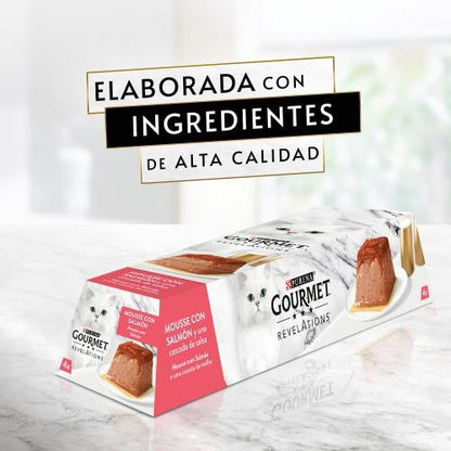 Embalagem de 6 x Mousse de Salmão GOURMET REVELATIONS (4 x 57 g)