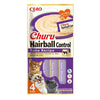 Churu Cat Hairball Tuna Recipe Snack cremoso para gatos 4 x 14 g