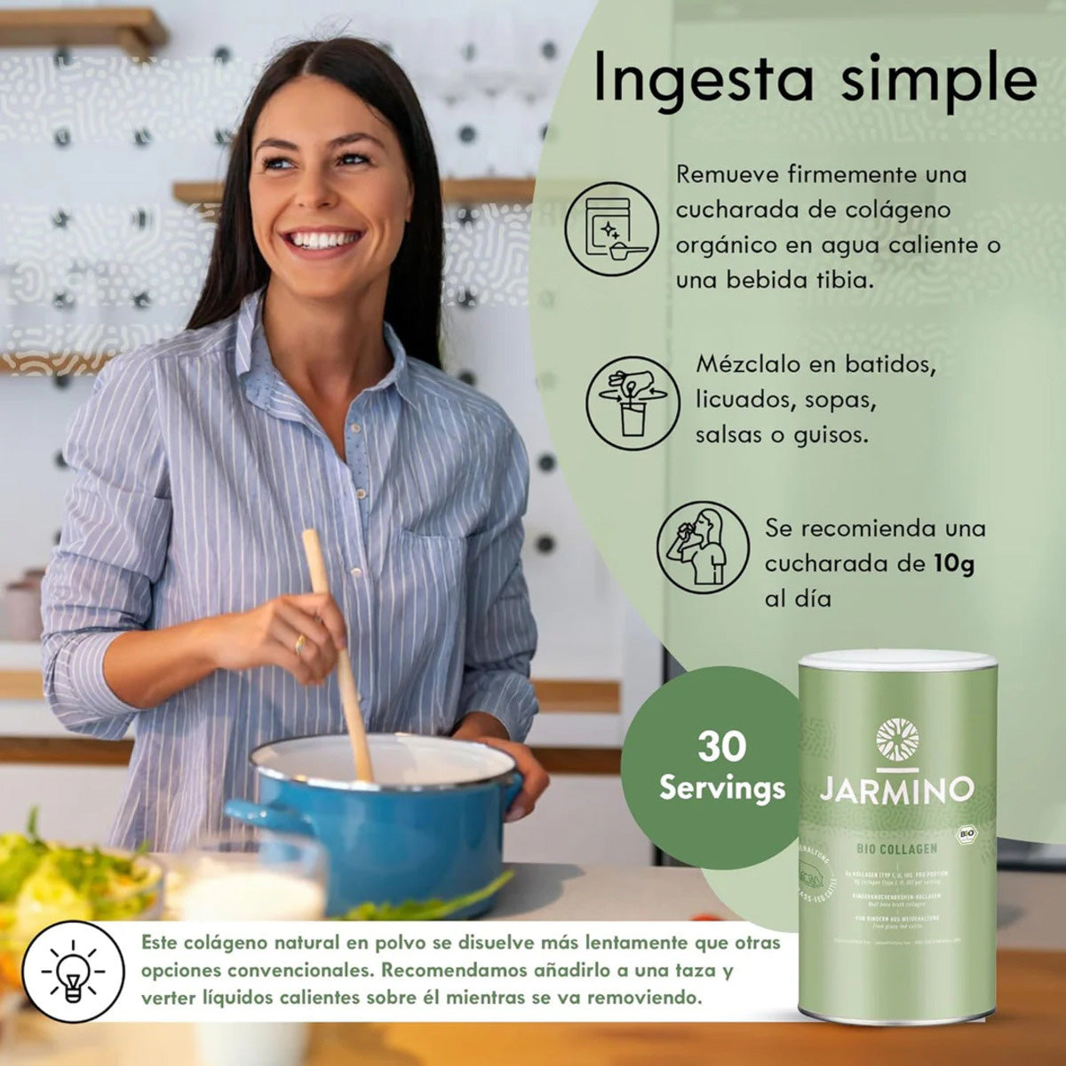 Pó de Bio Colagénio Jarmino 300g