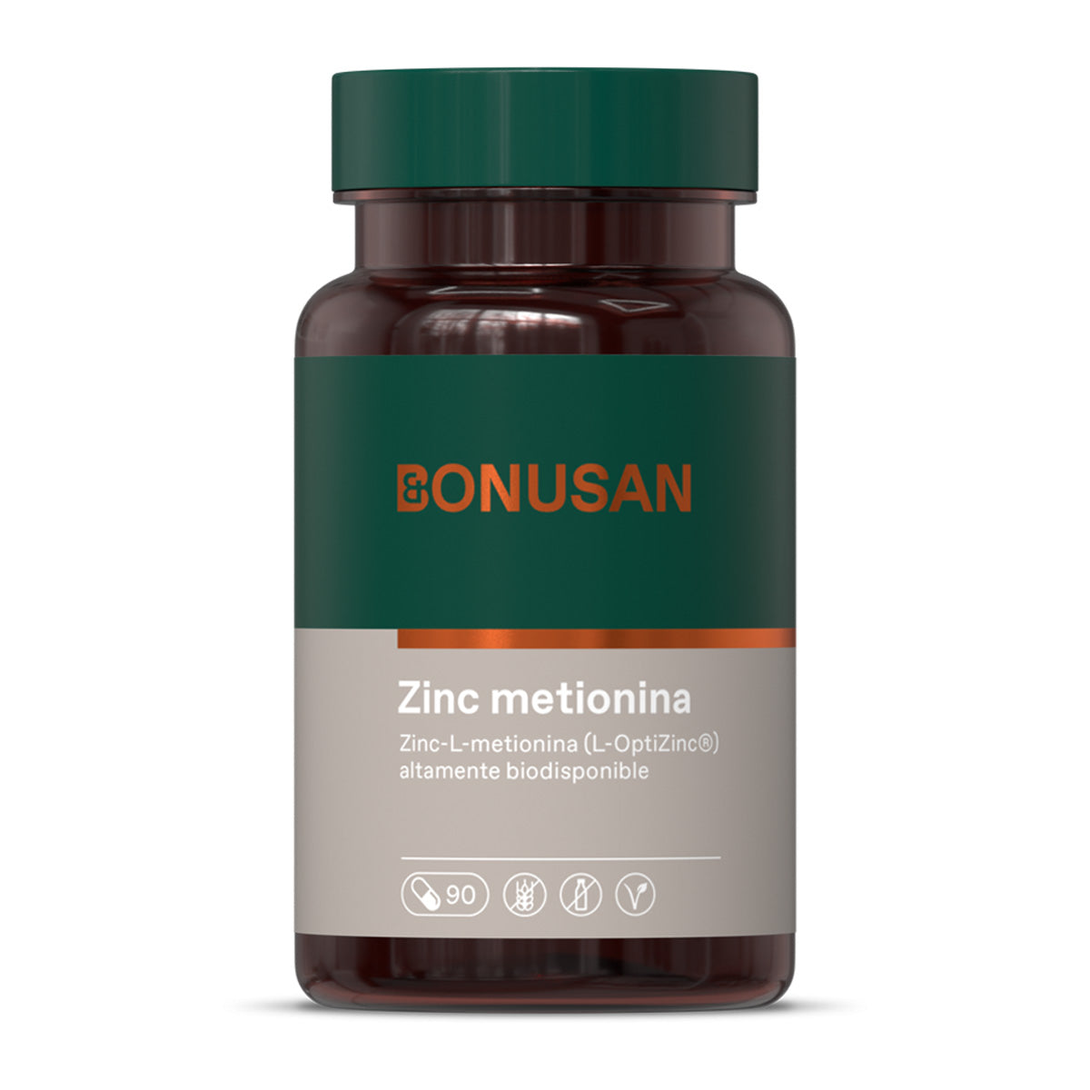 Zinco metionina Bonusan 90 cápsulas