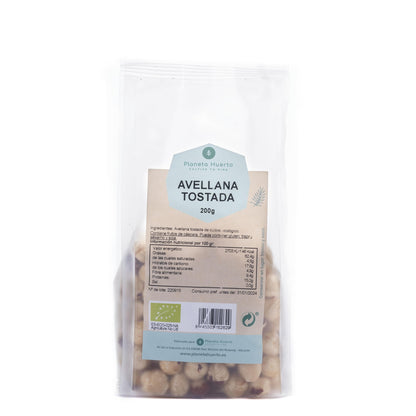 Avelãs torradas biológicas Planeta Huerto 200 g