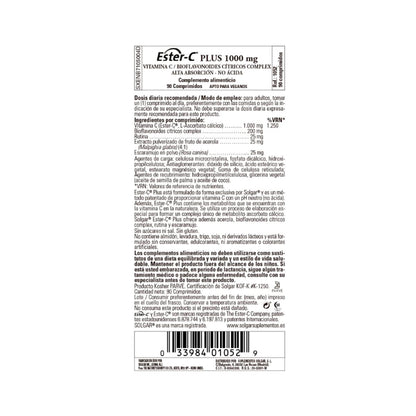 Ester C Plus Vitamina C, 90 comprimidos de 1000 mg