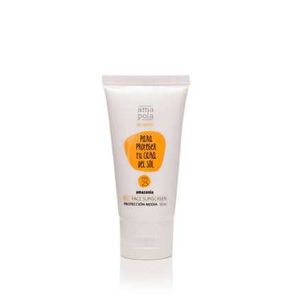 Protetor solar facial FPS 25 Amazônia Amapola 50ml