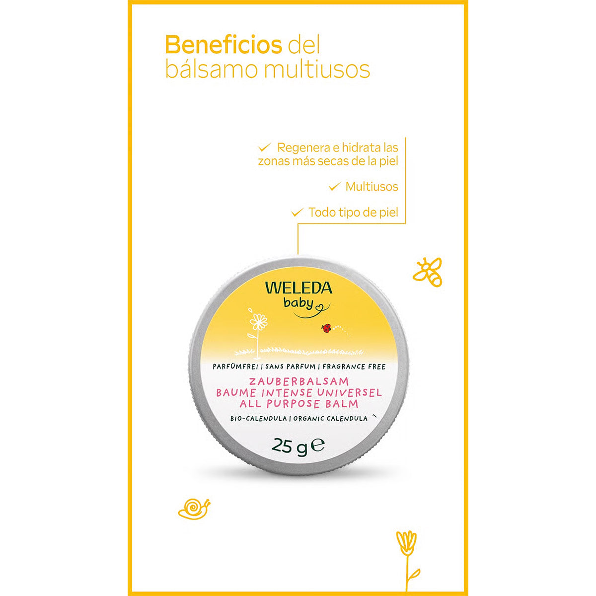 Bálsamo Intensivo Multiusos para Bebé com Calêndula 50 ml