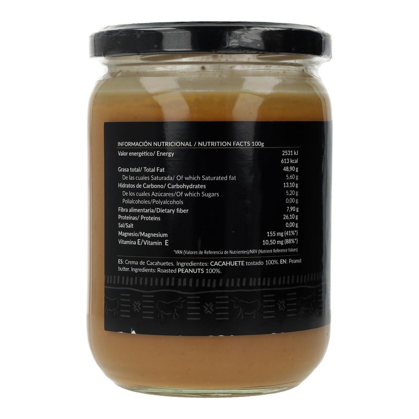 Manteiga de amendoim 100% natural 457 Paleobull 500 g