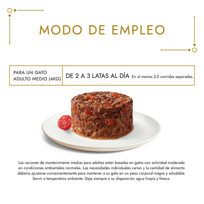 Ração Húmida GOURMET GOLD Tarte de Carne e Tomate 85 g