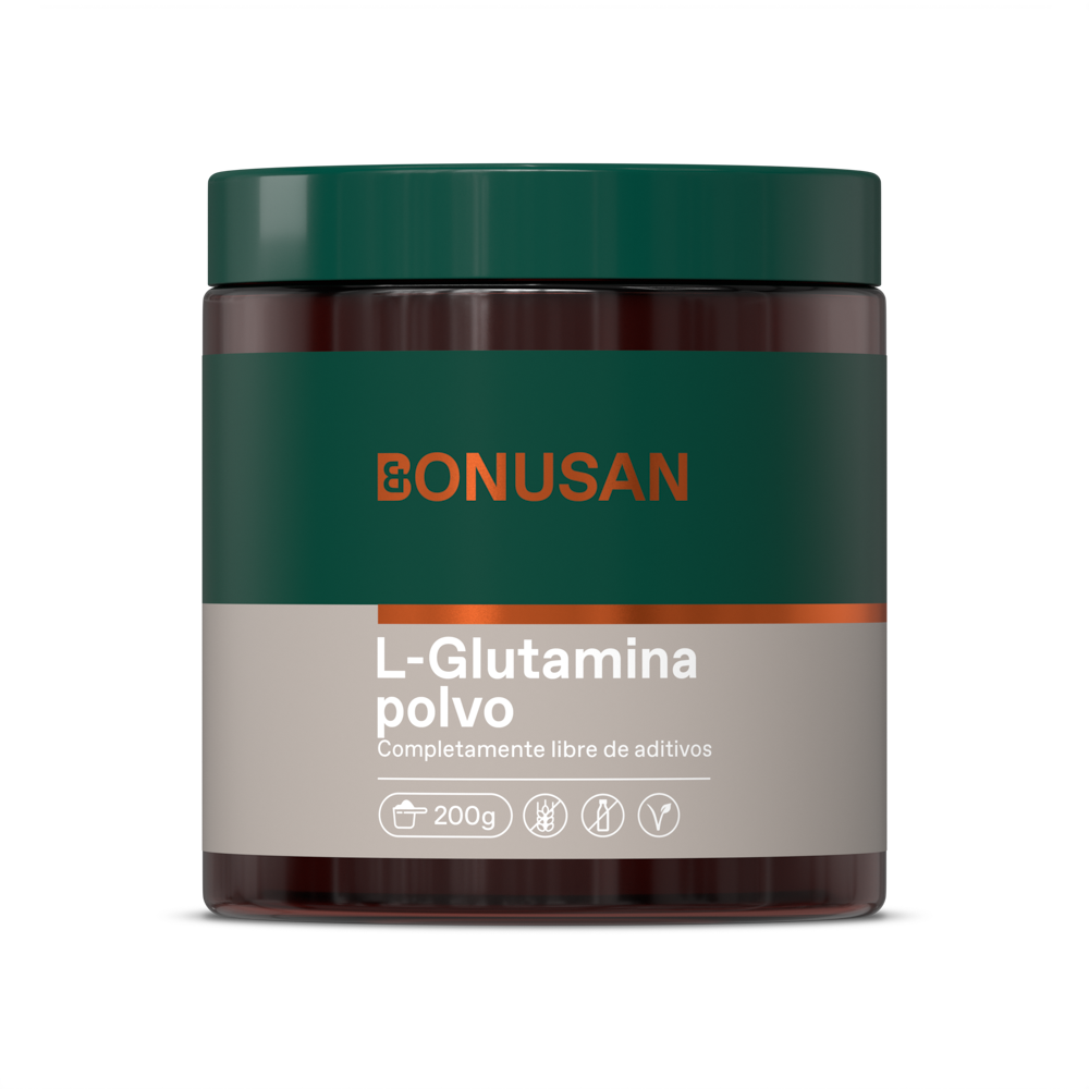 L-Glutamina em pó Bonusan 200 gramas em pó
