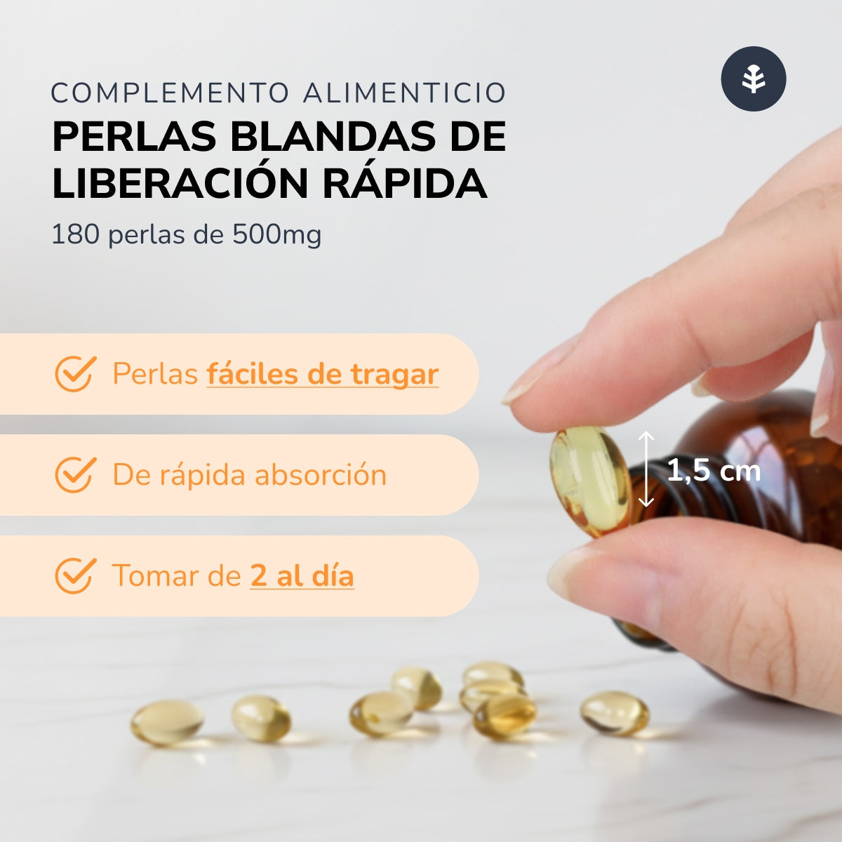 Ómega 7 Espinheiro Marítimo Planeta Huerto 180 Pérolas