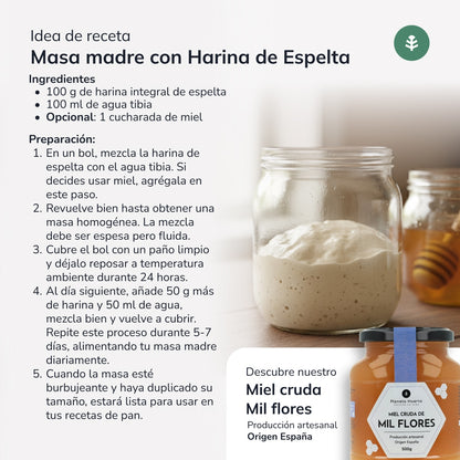 Farinha de Espelta Integral Eco Planeta Huerto 800 g