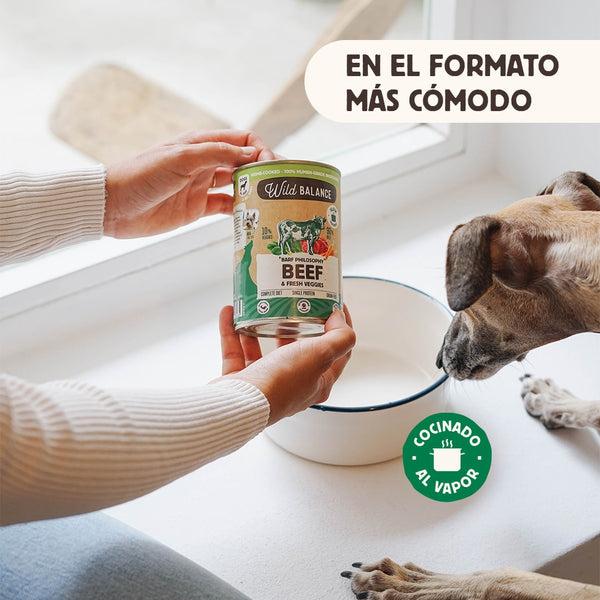 Wild Balance BARF Carne de Novilho Lata para Cães 400g