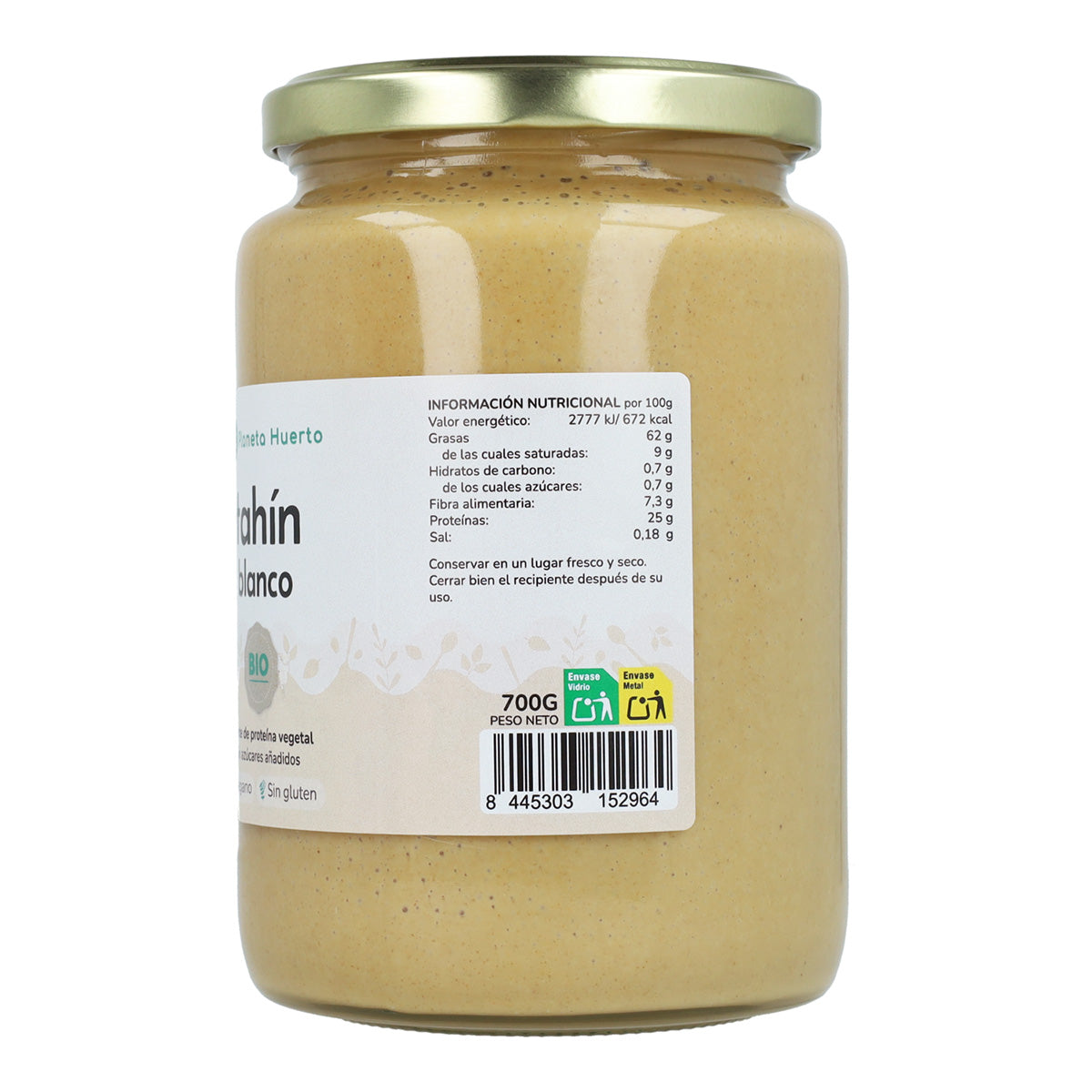 Tahini branco ECO Planeta Huerto 350g
