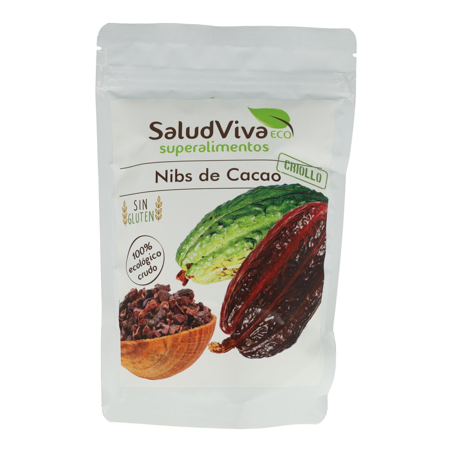 Nibs de cacau biológico 250 g, Salud Viva
