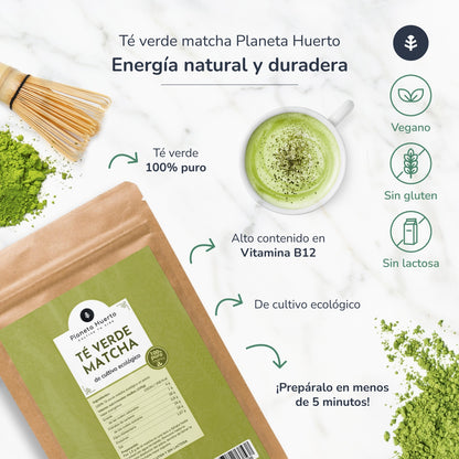 Chá Matcha em Pó ECO Planeta Huerto 500 g