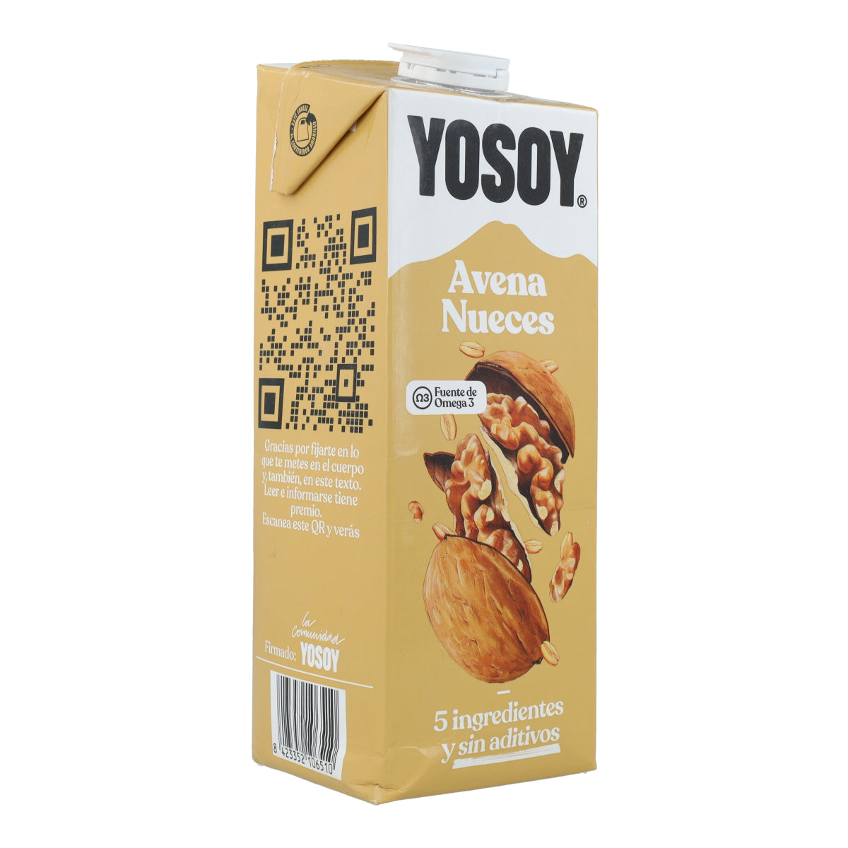 Bebida de Aveia e Nozes YOSOY 1L