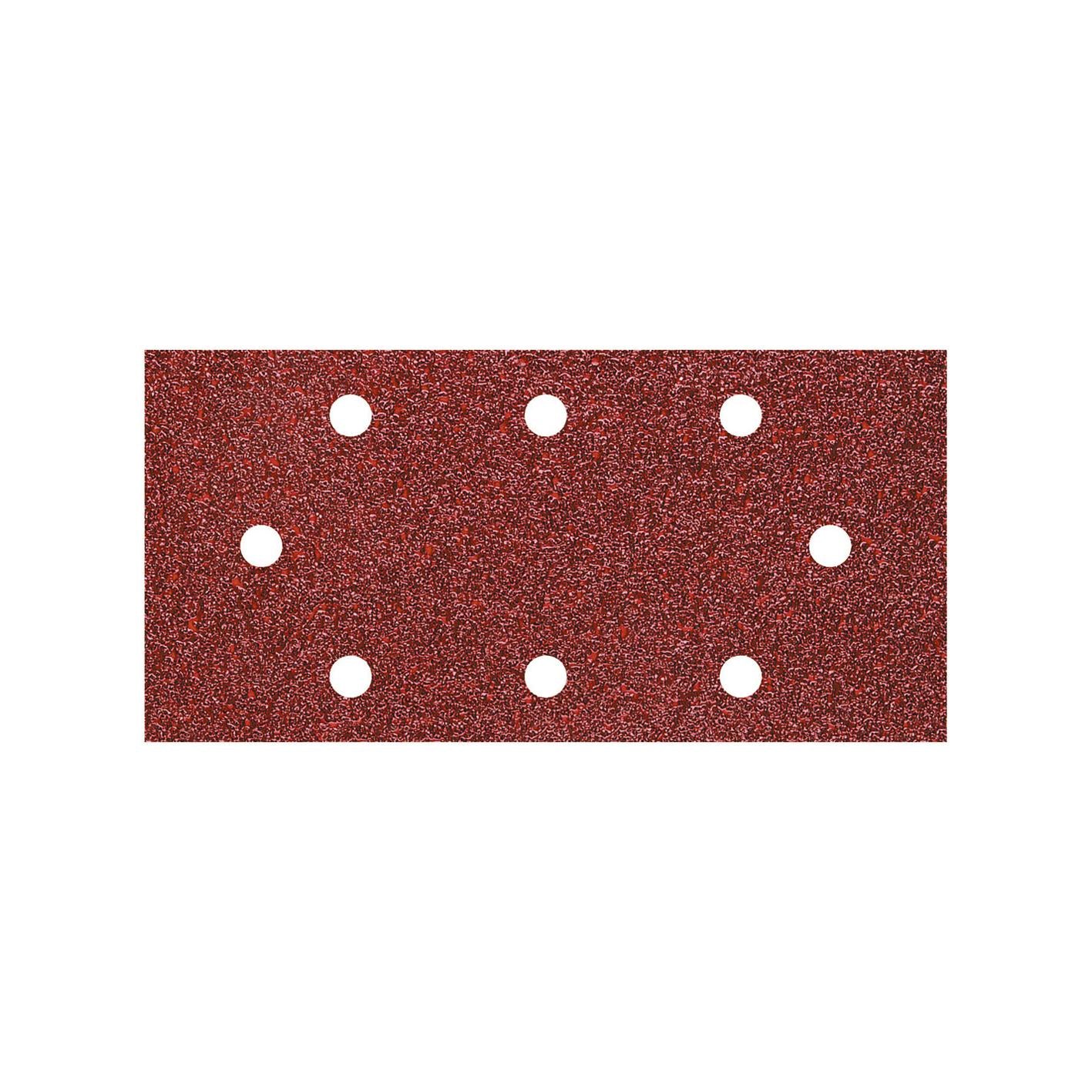 10 folhas de lixa adesivas para lixadora orbital 93 x 190 mm Wolfcraft