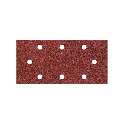 10 folhas de lixa adesivas para lixadora orbital 93 x 190 mm Wolfcraft