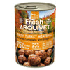Almôndegas de Peru Fresco Arquivet 400 g Ração húmida para cães com peru, brócolos e abóbora