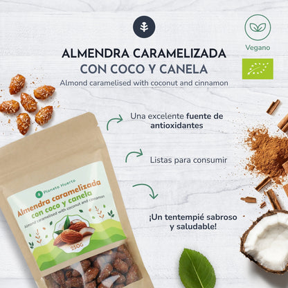 Amêndoas com coco e canela Planeta Huerto 250g