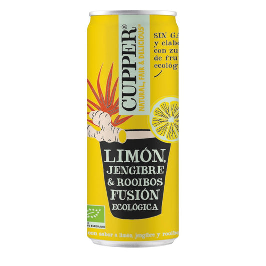 Refrigerante Cupper de Gengibre, Limão e Rooibos 250 ml
