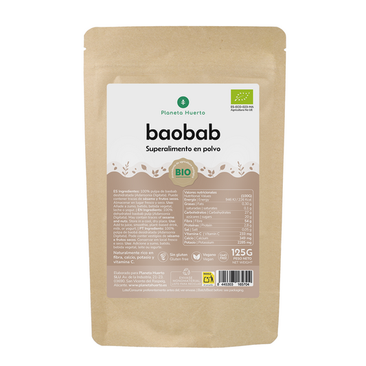 Baobá em pó Eco Planeta Huerto 125 gr