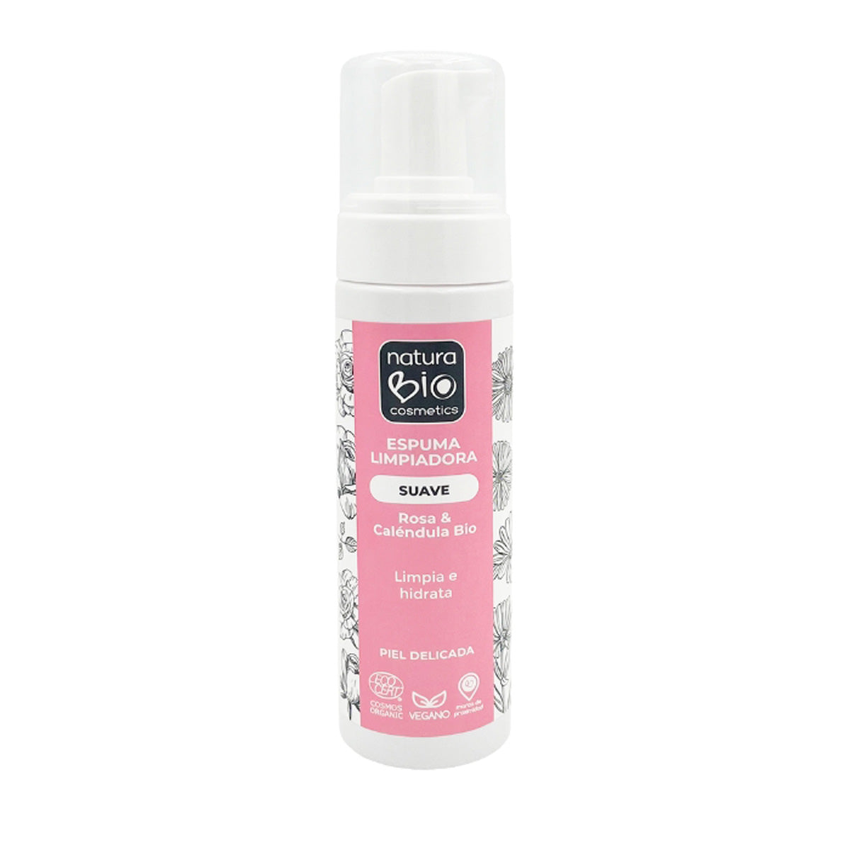 Espuma de Limpeza Suave Naturabio, NATURABIO, 200 ml