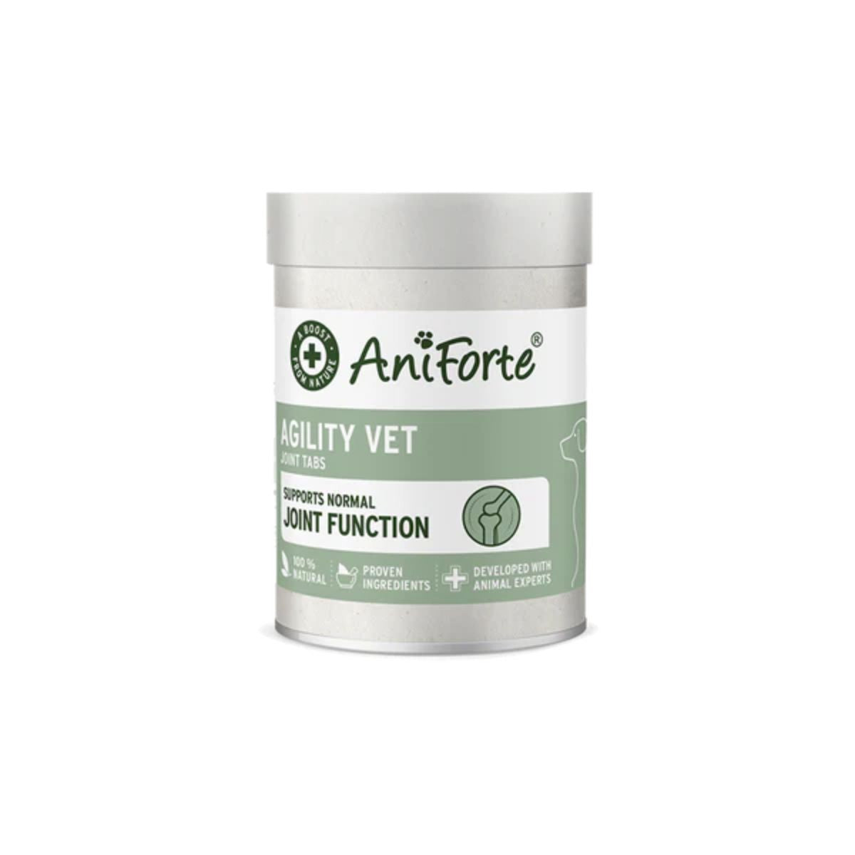 Comprimidos para articulações AgilityVET para cães AniForte 120 comp