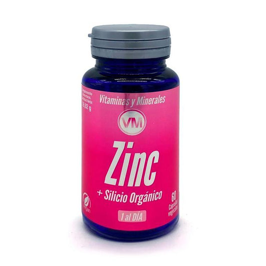Zinco + Silício Orgânico Ynsadiet 60 cápsulas