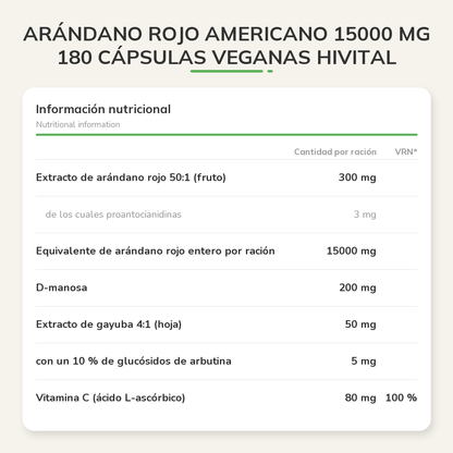 Información nutricional