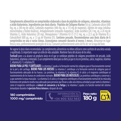 Colagénio Marinho Forticoll, 180 comprimidos