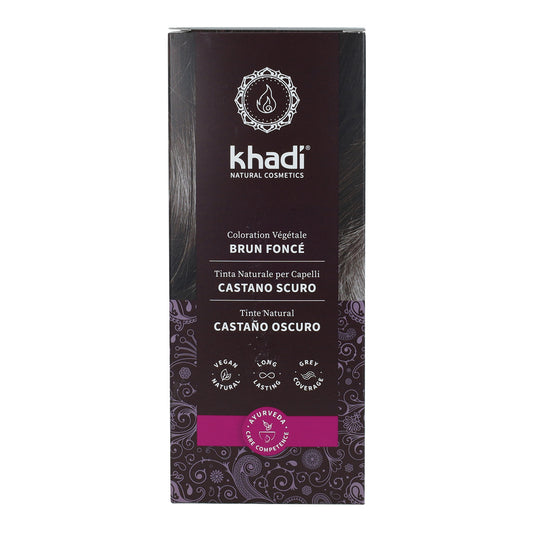 Khadi Castanho Escuro Tinta Natural 100g