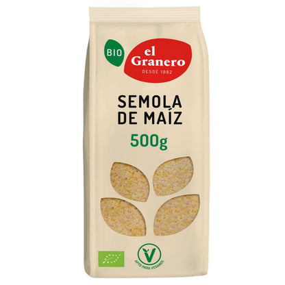 Sêmola de Milho Biológica El Granero 500 g