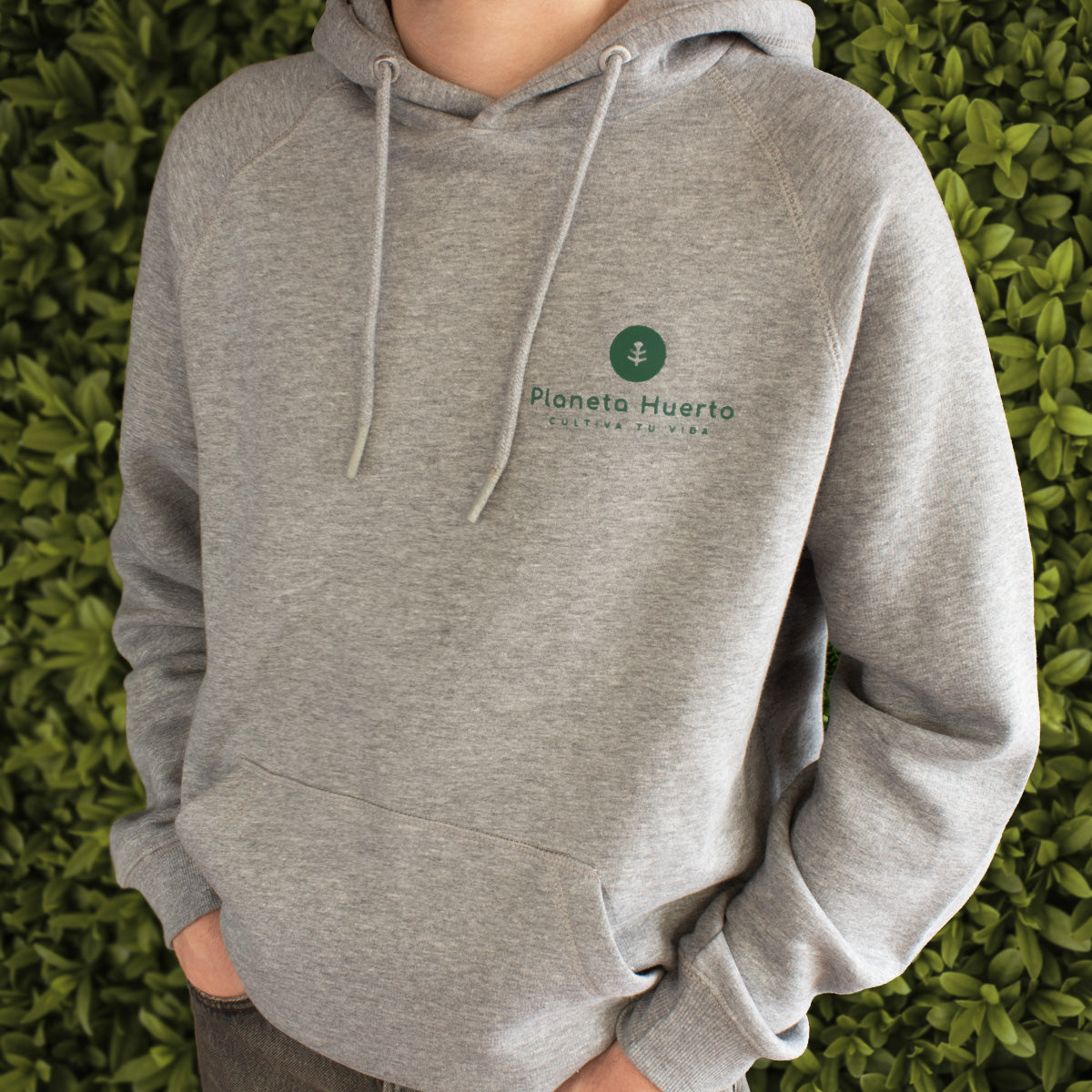 Sweatshirt ecológica solidária, Planeta Huerto, tamanho S