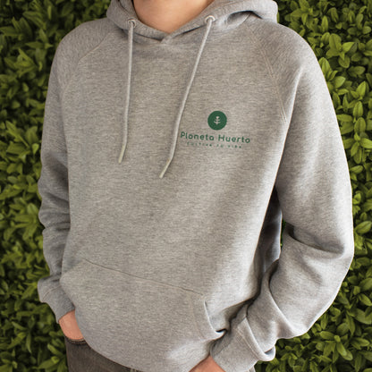 Sweatshirt ecológica solidária, Planeta Huerto, tamanho S