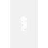 Meias minimalistas de algodão orgânico branco