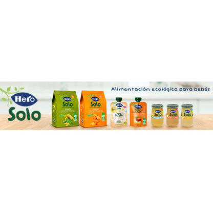 Saco de Maçã, Banana e Cenoura 100% Biológico 100 g - Hero Solo