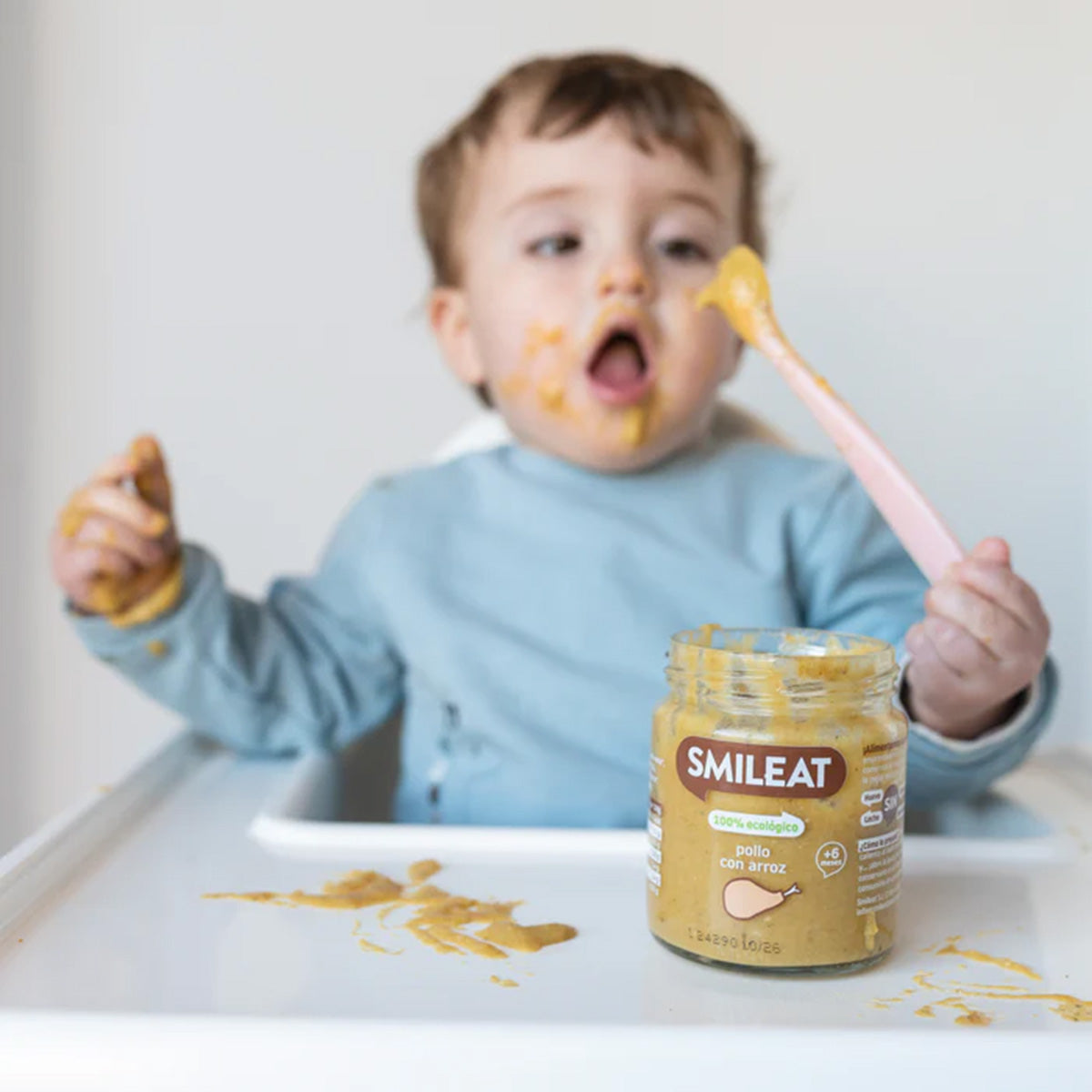 Smileat Frango Biológico e Arroz Pote +6 meses, 230g