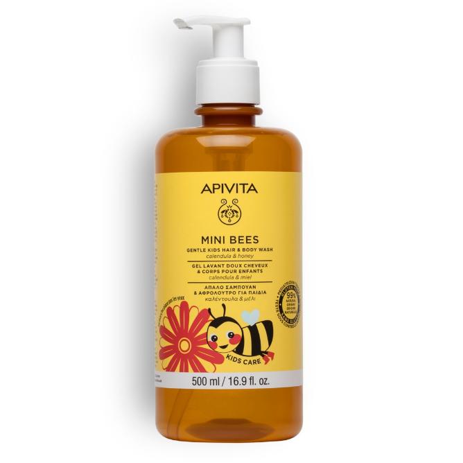 Champô Gel Suave para Crianças Calêndula e Mel Apivita 500 ml