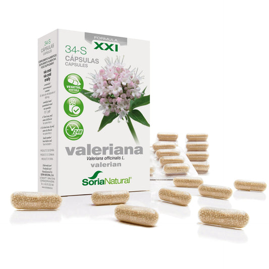 34-S Valeriana XXI - Soria Natural - 30 cápsulas