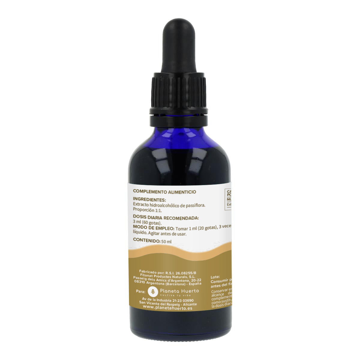 Extrato de Passiflora Planeta Huerto 50 ml.