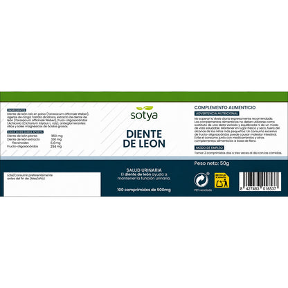 Sotya Dente-de-leão 100 Comprimidos