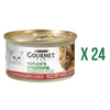 Embalagem de 24 mini filetes GOURMET Nature's Creations ricos em carne de bovino 85 g