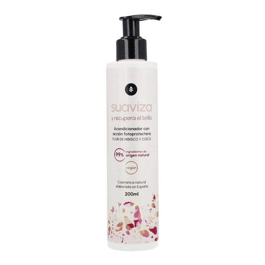 Condicionador Restaurador de Brilho com Flor de Hibisco e Coco Planeta Huerto 200 ml