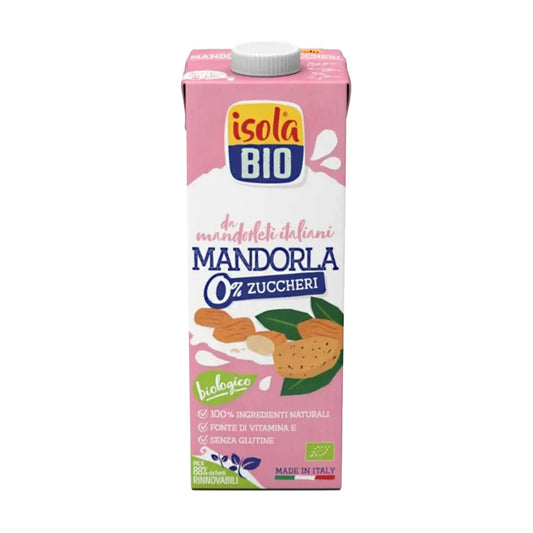 Bebida de amêndoa sem açúcar Isola Bio 1 L
