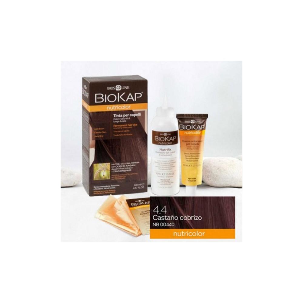 Corante Castanho Cobre 4.4 Biokap 140 ml