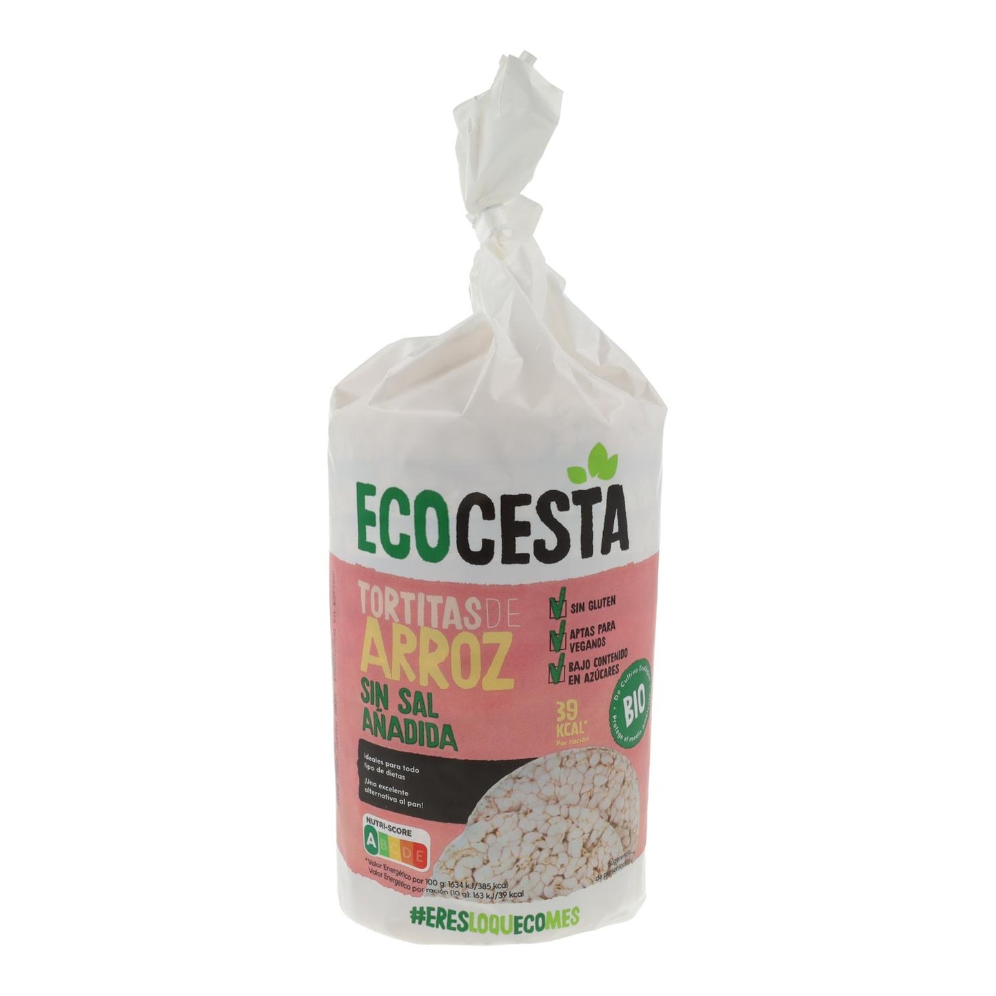 Bolinhos de Arroz Ecocesta Biológicos sem adição de sal 15 gr