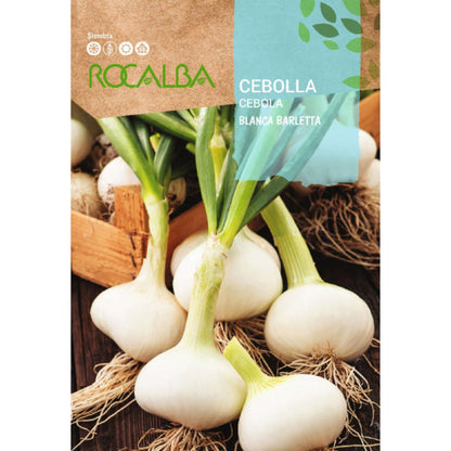 Sementes de cebola branca Barletta