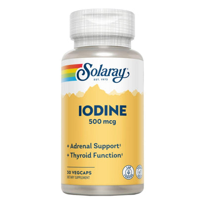 Iodo 500 MCG 30 cápsulas Solaray
